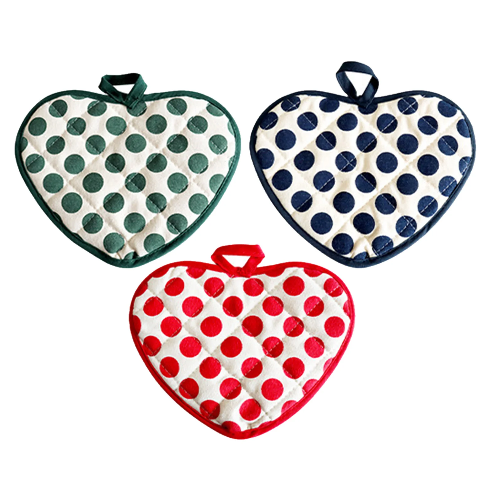 

3Pcs Anti Scald Oven Gloves Heart Shaped Mini Heat Resistant Mittens Non Slip Kitchen Pot Holder Baking Bbq Valentines Christmas