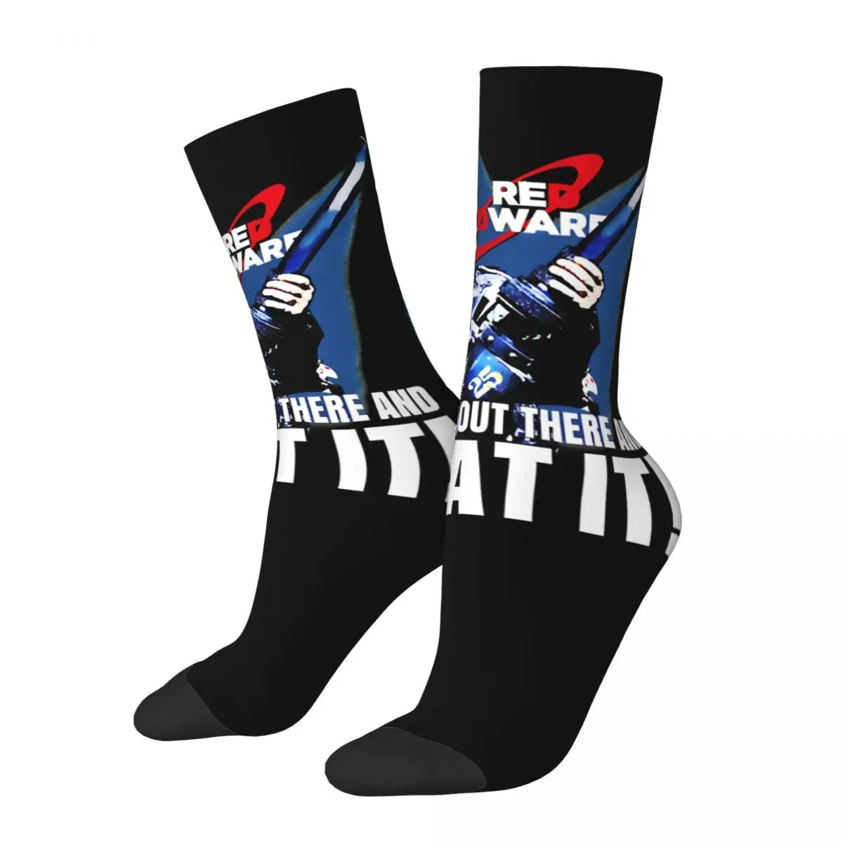 

Red Dwarf Let's Men's Socks Retro Harajuku Red Dwarf Street Style Novelty Casual Crew Sock