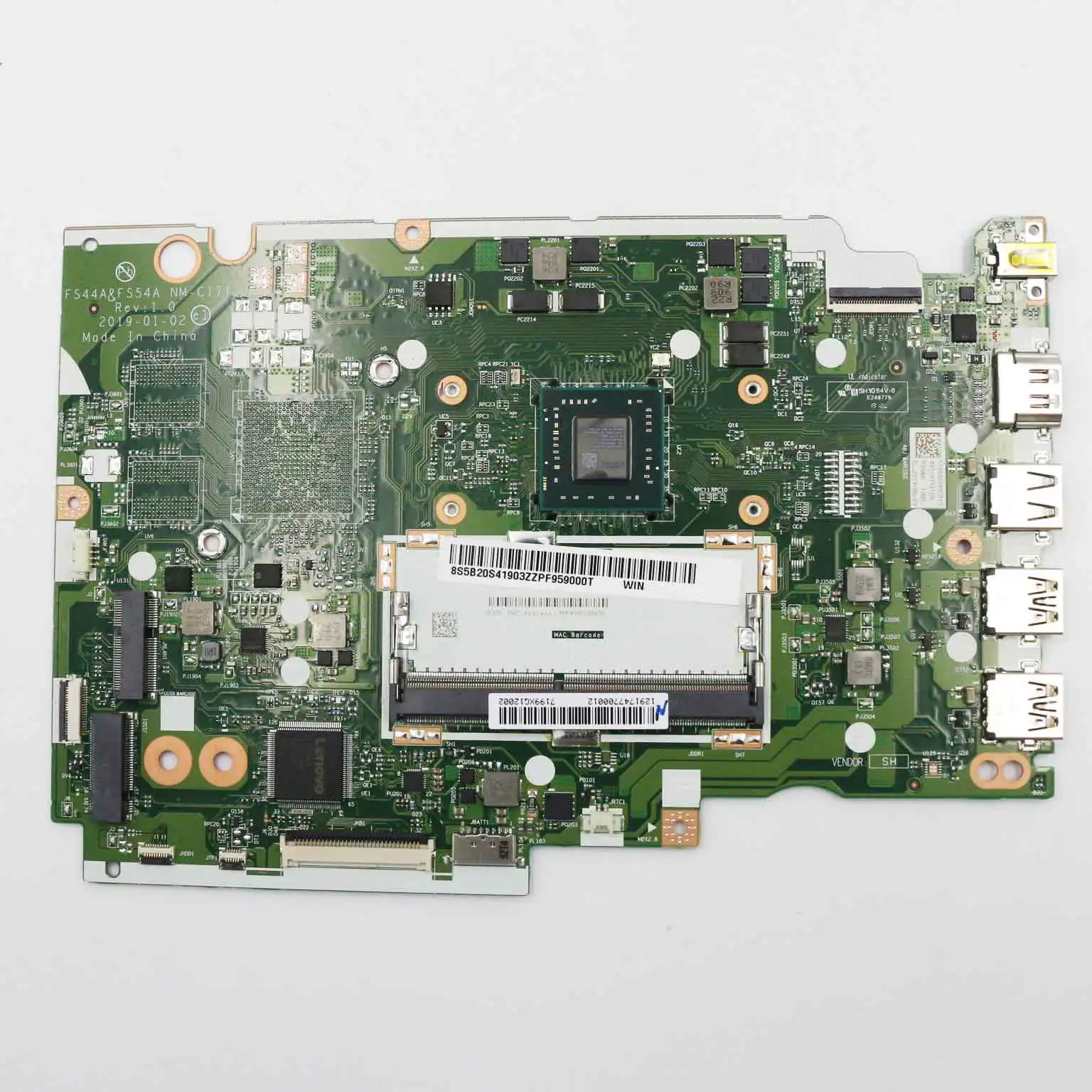 NEW For Lenovo Ideapad S145-15AST S145-14AST UMA Laptop Motherboard With A6-9225U A9-9425U NM-C171