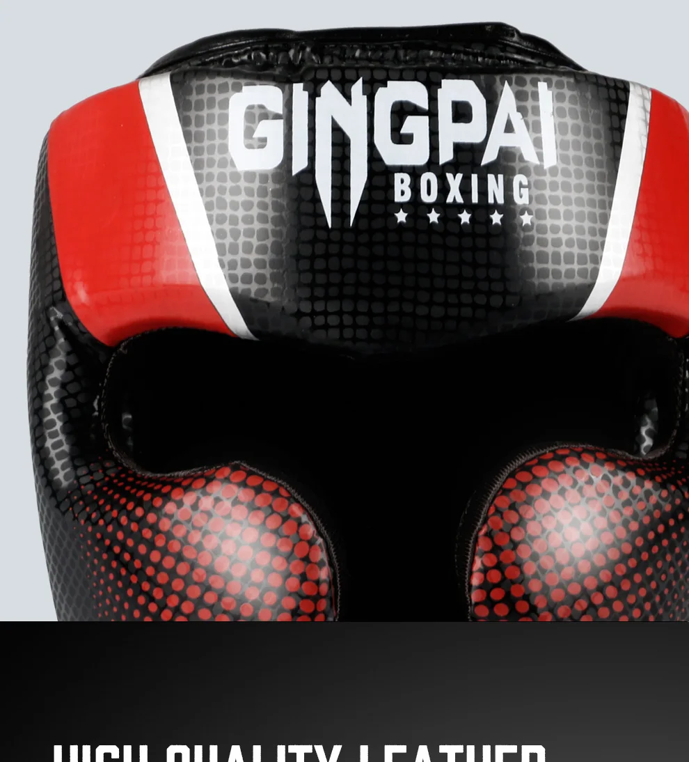 Boxkopfschutz für Männer und Frauen Muay Thai MMA Kickboxen Sicherheits-Kopfschutz Sparring Geschlossener Typ Kopfschutz mit Vollgesichtsabdeckung – Detail 7
