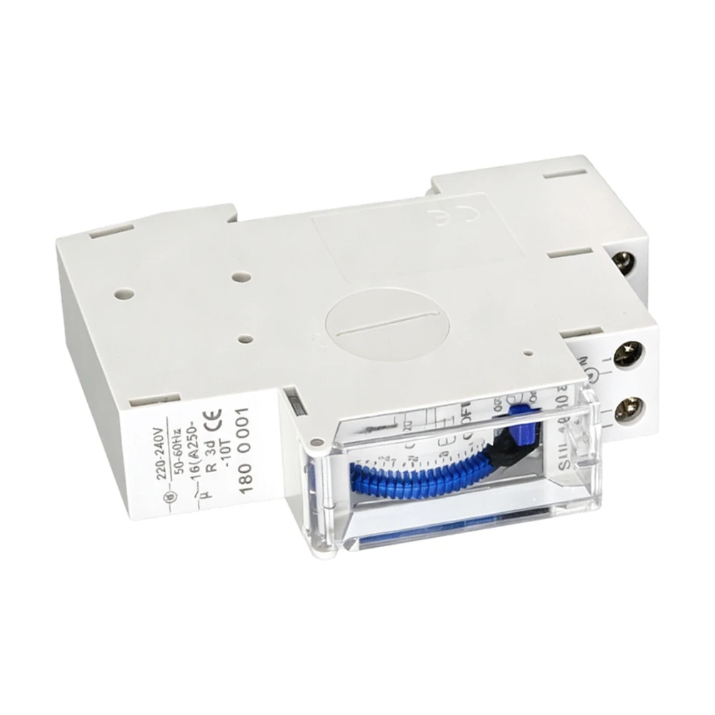 Power Outage Memory Timer Switch Easy Installation As Shown Mechanical Timer 15 Minute Minimum Setting ABS Material Construction