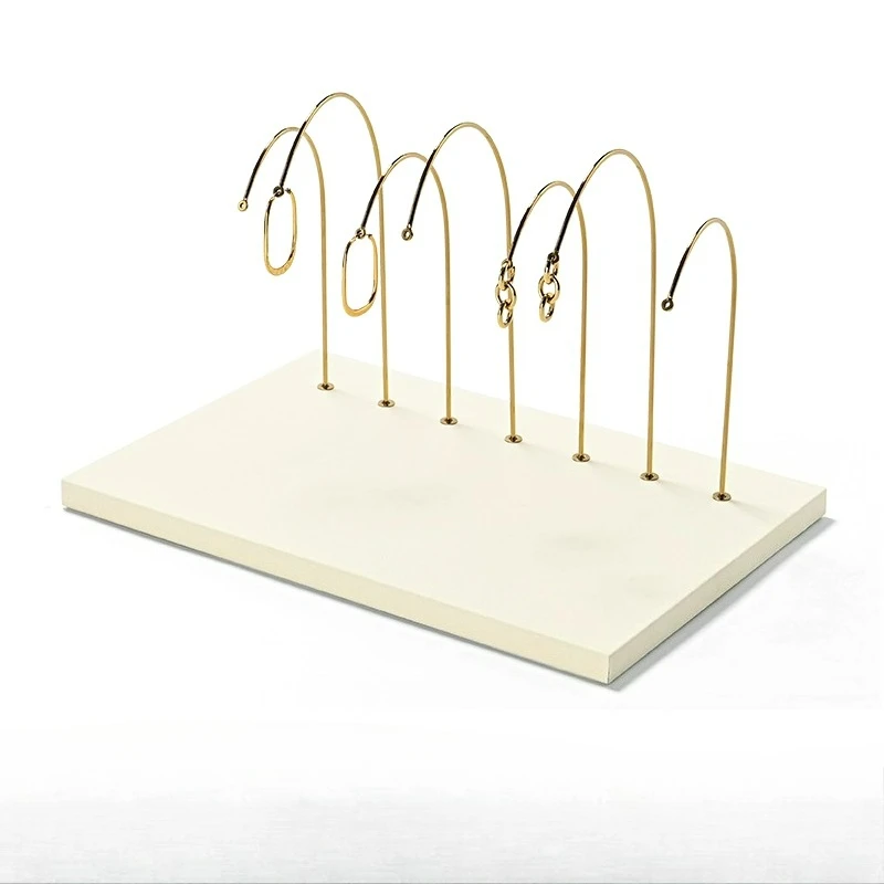 Simple and fashionable jewelry display props, earrings display racks, counters, window display sets