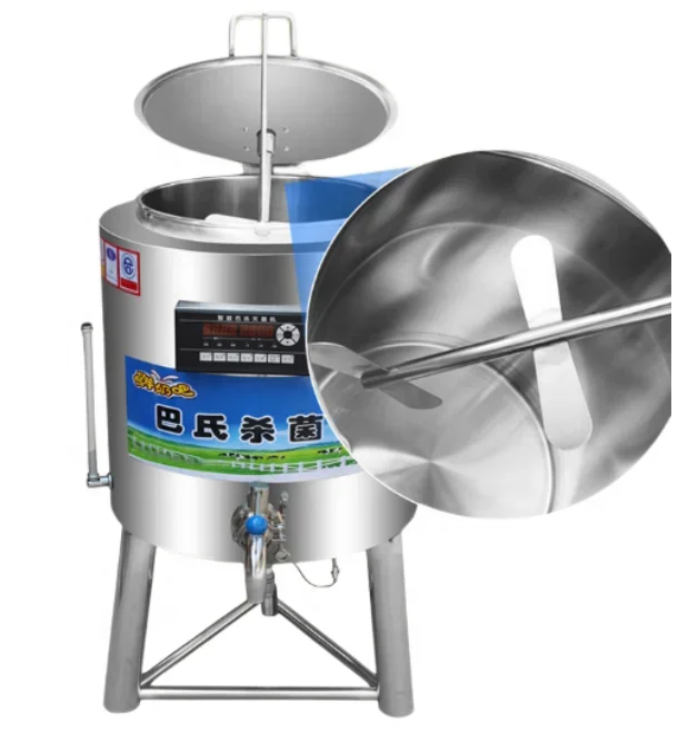 Fully Automatic Batch Pasteurizer Stainless Steel Pasteurization Tank Small Milk Pasteurization Equipment For Sale