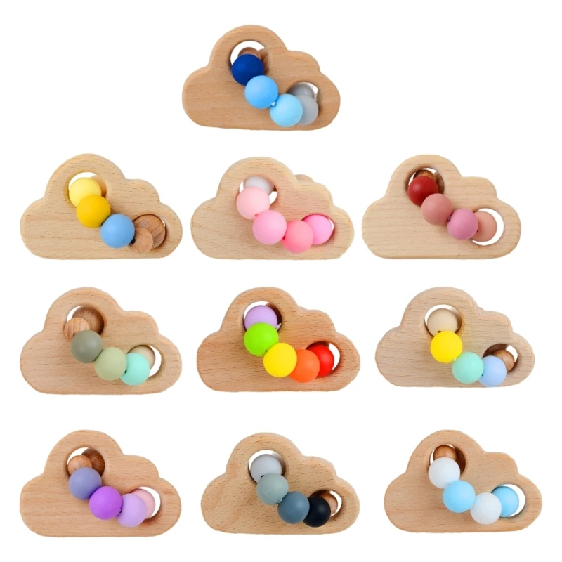 Lovely Cloud Grasp Toy Infants Teeth Grinding Gift for Baby Unisex