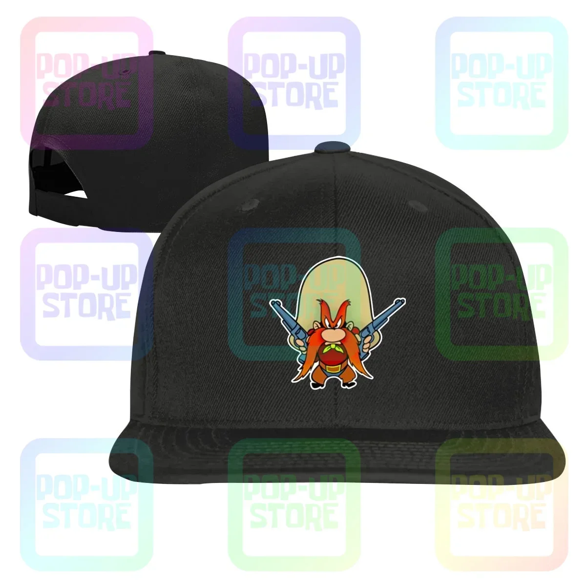 Yosemite Sam Cowboy 49Er pistola disparando revólveres dibujos animados Wild We gorra Snapback gorras de béisbol tendencia mejor calidad