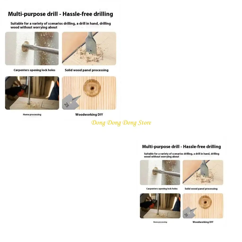 

4xba 6pcs/set Плоская дрель углегора.