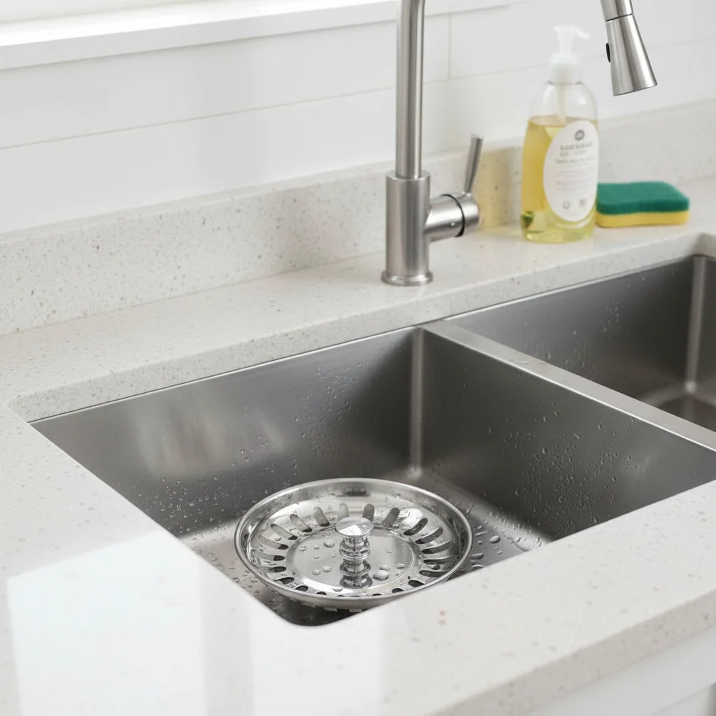 

1pcs Sink Strainer Stopper Waste Plug Sink Filter Filtre Sink Strainer Filter Floor Drain Kitchen Tools 79/82mm Steel Strainer