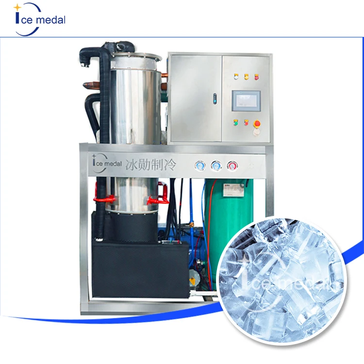 ICEMEDAL Ice Tube Machine China Factory Maquina De Hielo En Tubo 2t Tubular Ice Maker for Cold Drinks