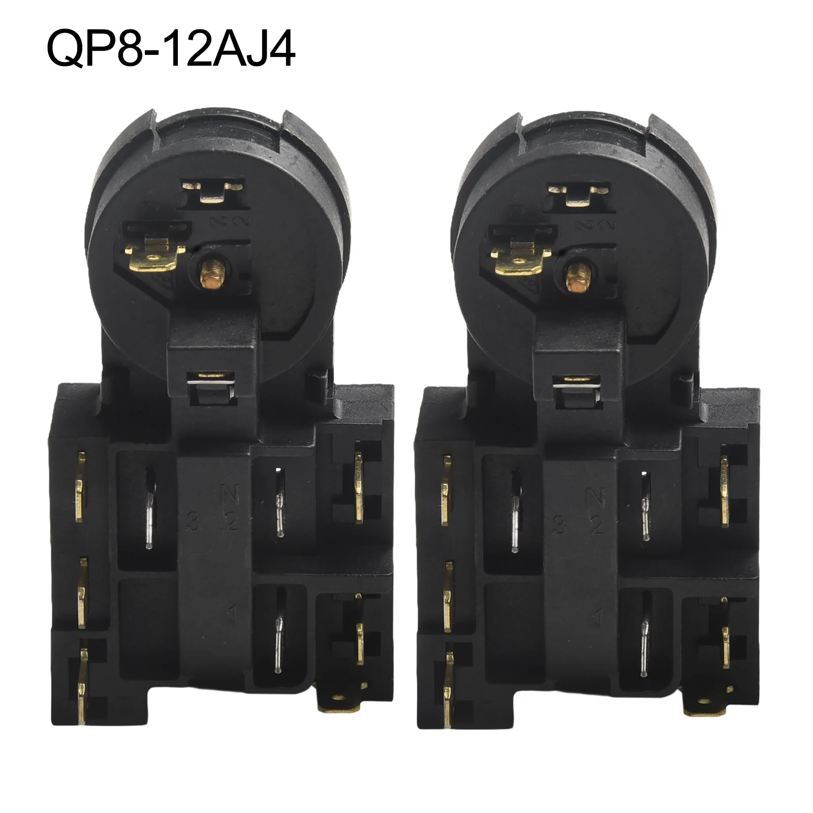 1pcs/2pcs Refrigerator Starter Compressor Overload Protector Start Relay QP3-12A ForRefrigerator Accessories