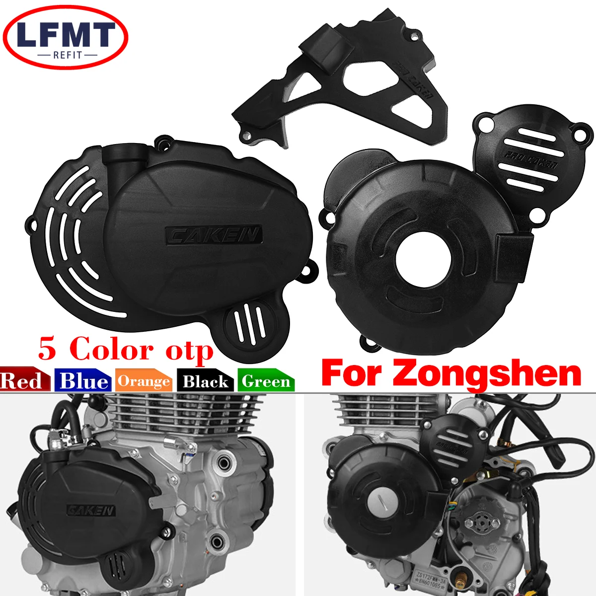 

Motorcycle Magnetic Motor Protective Clutch Driver Sprocket Crankcase Ignitoin Cover For ZONGSHEN CB250F CB250-F KAYO GUIZUN BSE