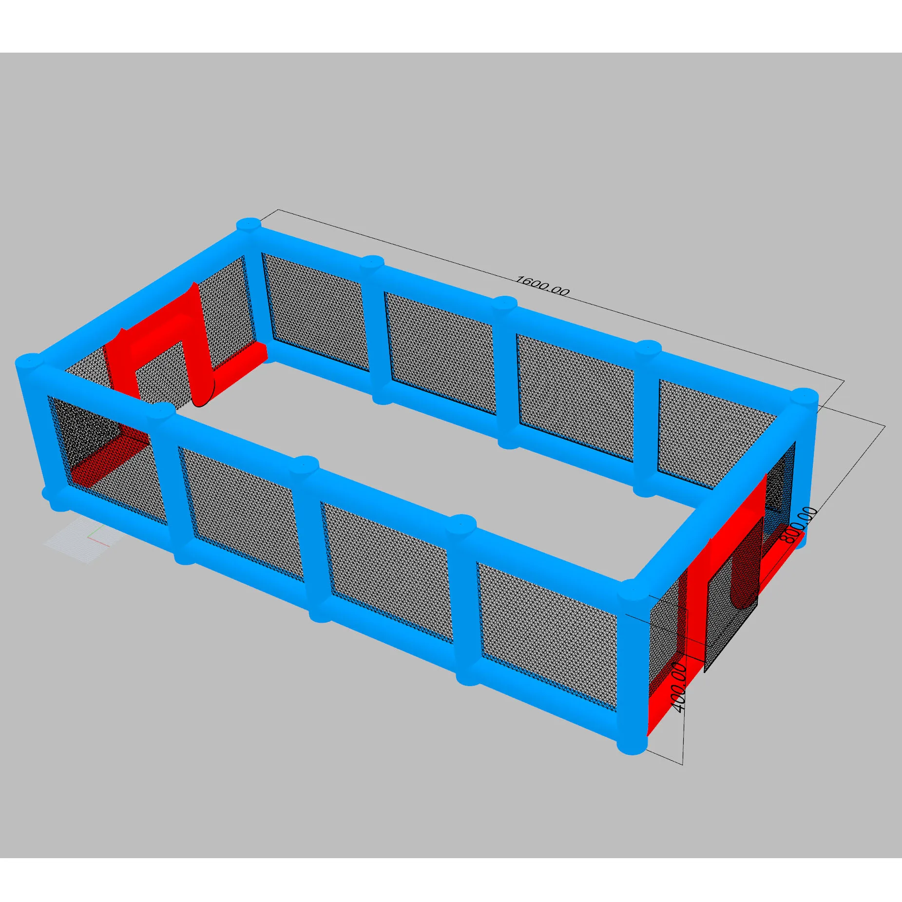 16x8m業務用PVC巨大インフレータブルドッジボールアリーナレンタルスポーツゲームインフレータブルドッジボールコートフィールド子供大人向け