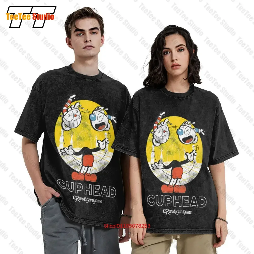 Cuphead Juggling Heads Vintage Oversized T-Shirt 2QD0