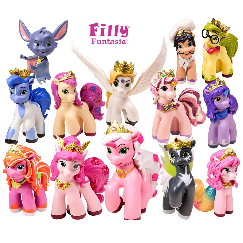 Filly Funtasia Royal Academy Anime Magic Crystal Pony Doll Toys Girls Play House Action Figure Ornaments Kids Birthday Gifts