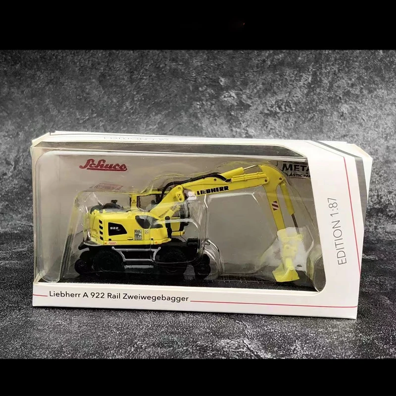 

1:87 Scale Liebherr A922 Excavator Simulation Alloy Car Model Static Display Collectible Toy Gift Souvenir Decoration