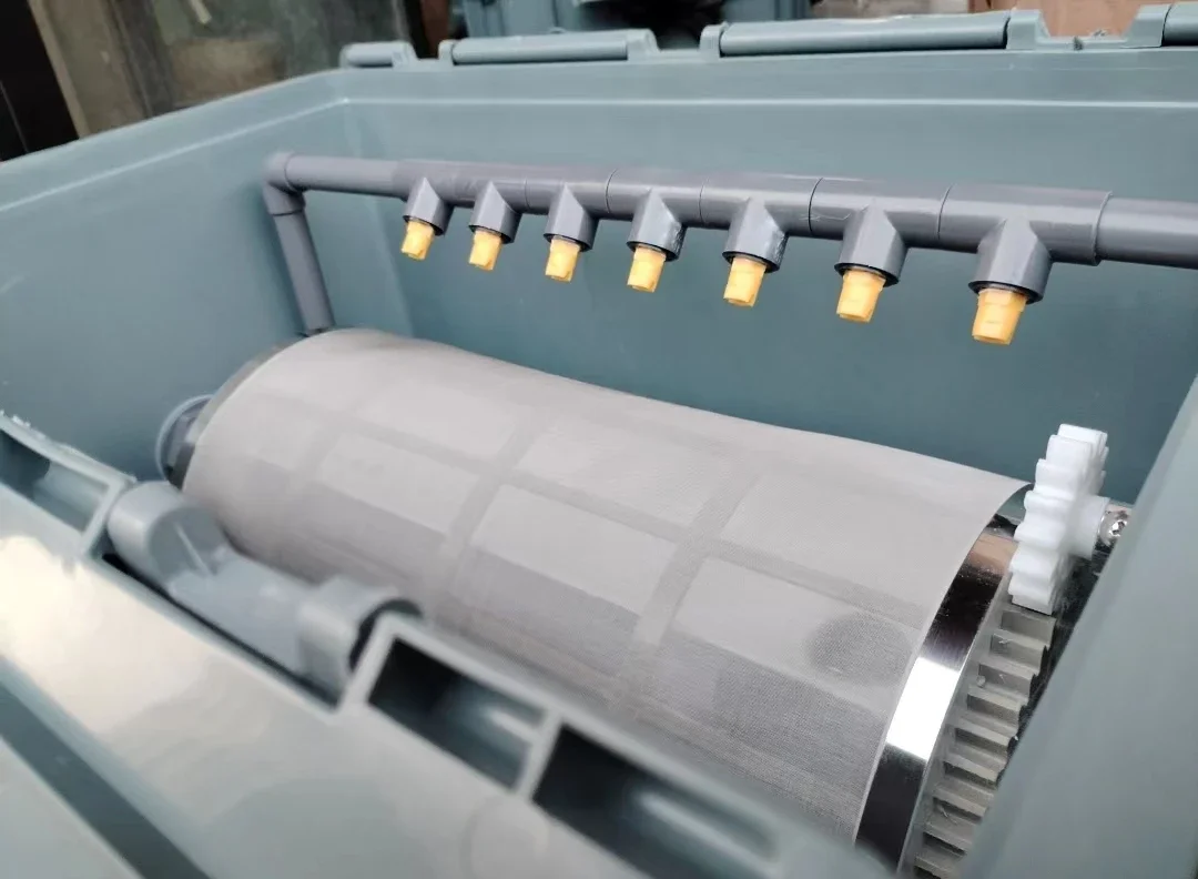 Drum microfilter aquaculture fish tank fish tank filter equipment turnover box circulation automatic backwash filter