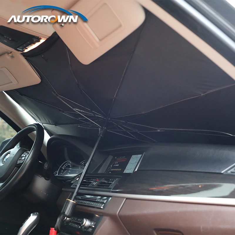 

AUTOROWN Car sunshade parking sunshade window sunscreen heat insulation sunshade artifact car front cover car interior sunshade