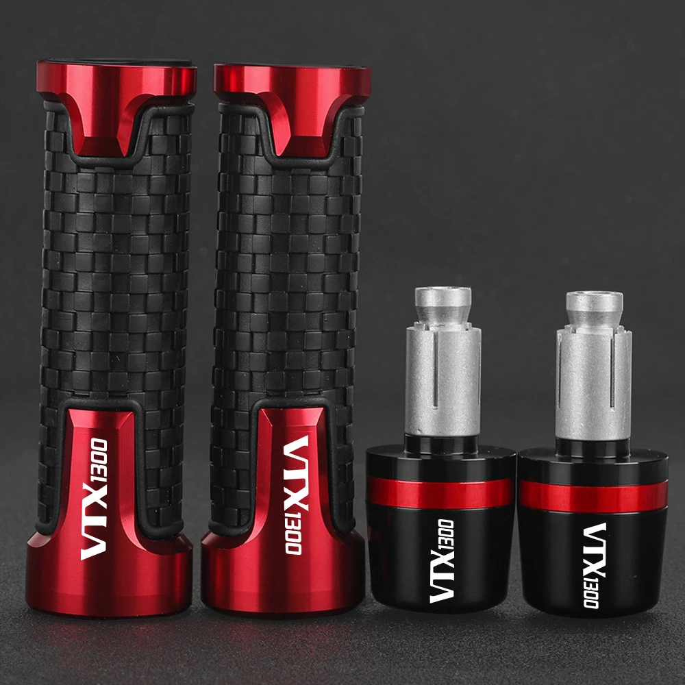 

Motorcycles Accessories 7/8" 22MM Handlebar Grips Handle Bar Cap Ends Plugs FOR HONDA VTX1300 VTX 1300 2003-2010 2009 2008 2007