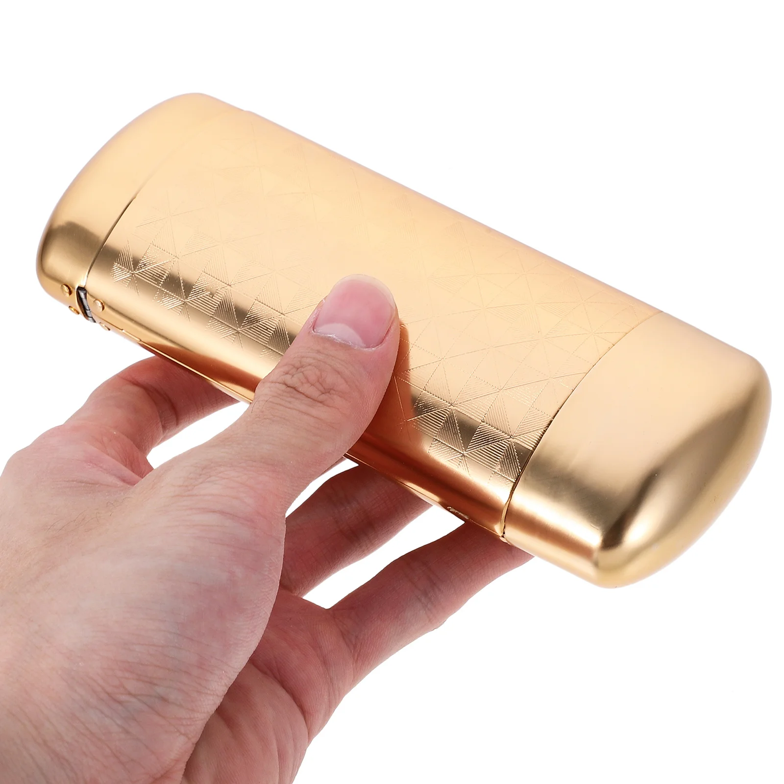 

Stylish Eyeglasses Case Hard Shell Compact Aluminum Build Travel Eye Glass Container Protection for Scratches and Impact