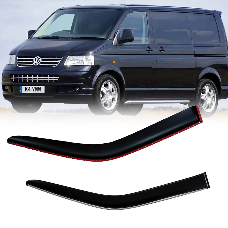 

Подходит для VW Transporter T5 T6 2003-2020, автомобильный оконный козырек, дефлектор, защита от солнца и дождя, навесы, навесы