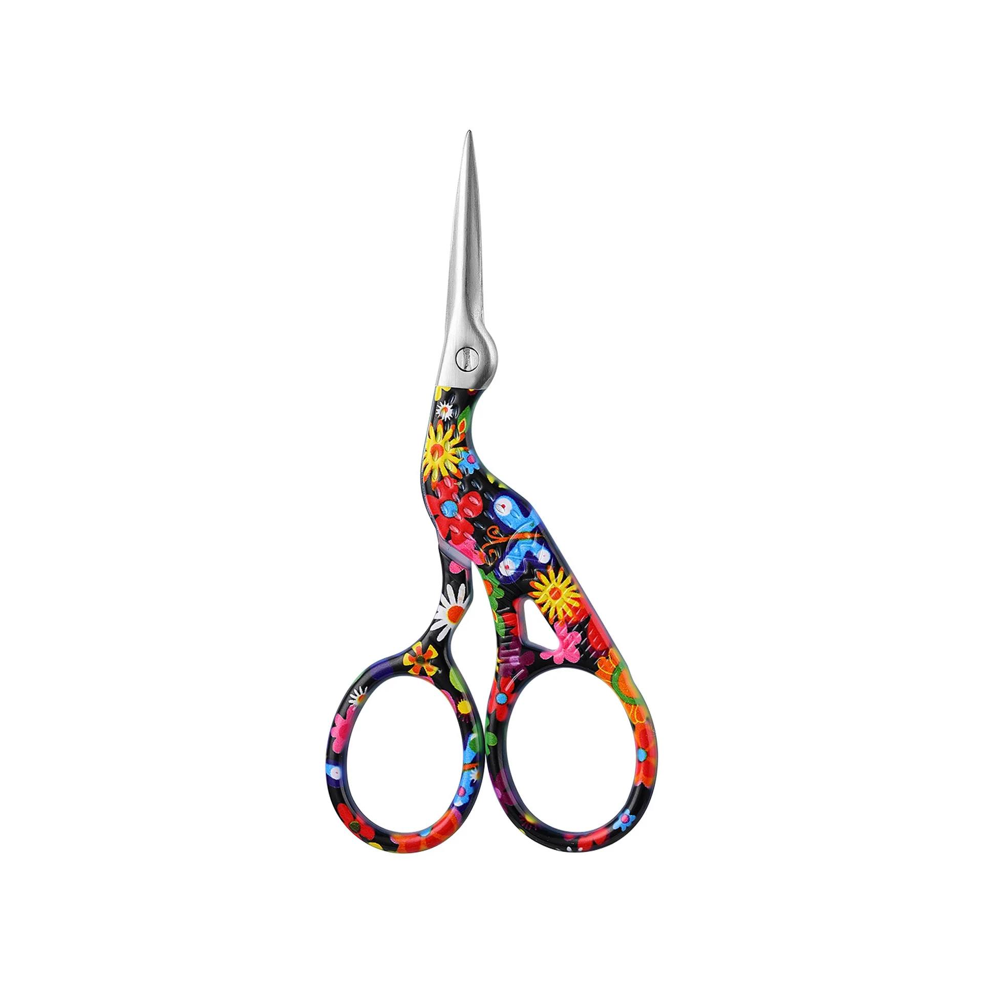 Retro Crane Scissors, Stainless Steel Pointed Tea Leaf Scissors, Thread Scissors, Embroidery Scissors, Flower Crane Scissors - view 5