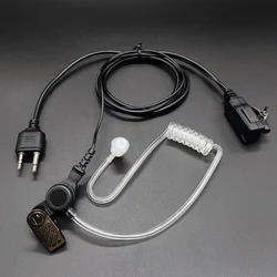 Earpiece with PTT Mic Air tube Headset for Midland Alan 421 G9 XT511 LXT550 GXT Serie Two way Radio Headphone