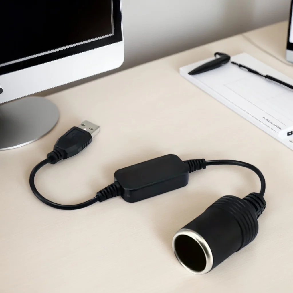 

1 шт. адаптер автомобильного прикуривателя-преобразователь розетки «папа-мама», USB-блок питания от 12 В до 5 В/2 А для электроники