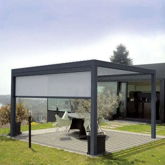 

High Quality Aluminum Alloy Pergola Pavilion Easy Assembly Weather Resistant for Patio Backyard Outdoor Durable Use