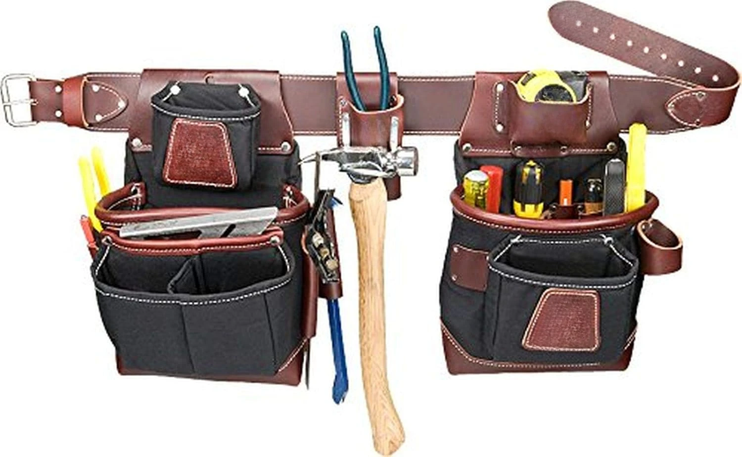 FatLip Tool Bag Set and  Leather Work Suspenders