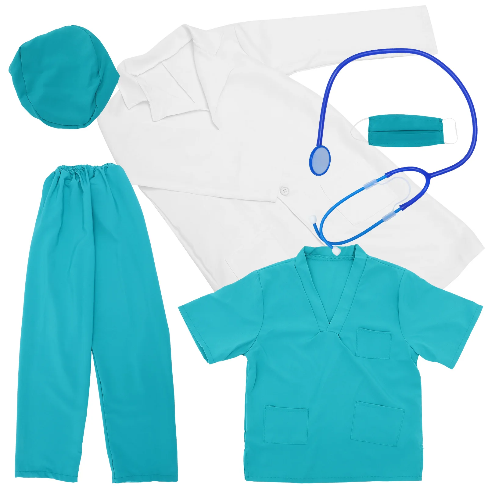 

Kids Doctor 140cm Toddler Doctor Coat Toddler Coat Uniform Washable Laboratory Halloween Performance Props Costumes