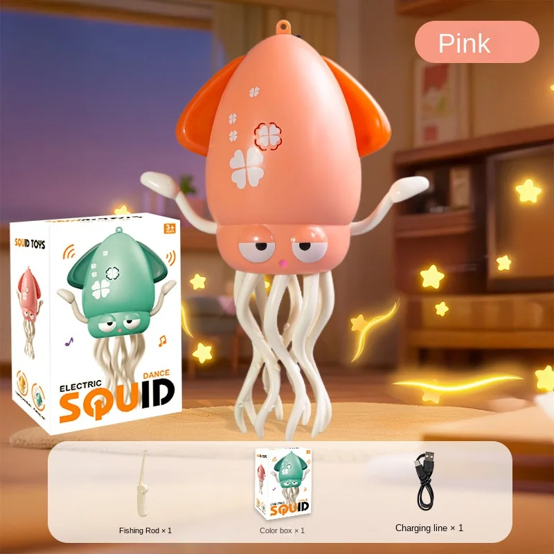 Magic Dancing Octopus Elektrische Inktvis Sensing Ontsnapping Obstakel vermijden Octopus Kinderen Decompressie Vissen Speelgoed Cadeau