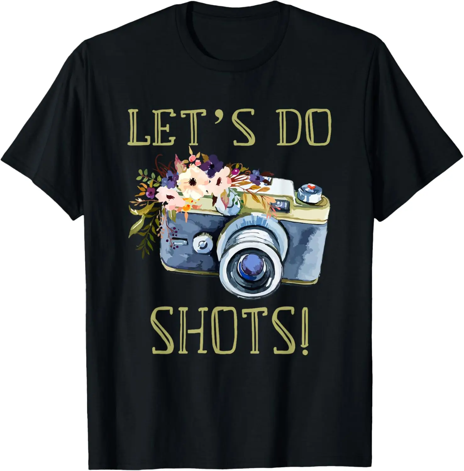 Photography Gifts - Photographer Let's Do Shots Camera Gift T-Shirt