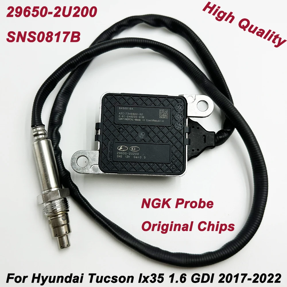 

High Quality N-GK Probe CONTINENTAL 29650-2U200 SNS0817B Lambda NOX Sensor 296502U200 29640-2FRD0 ForHyundai Tucson Kia Sportage