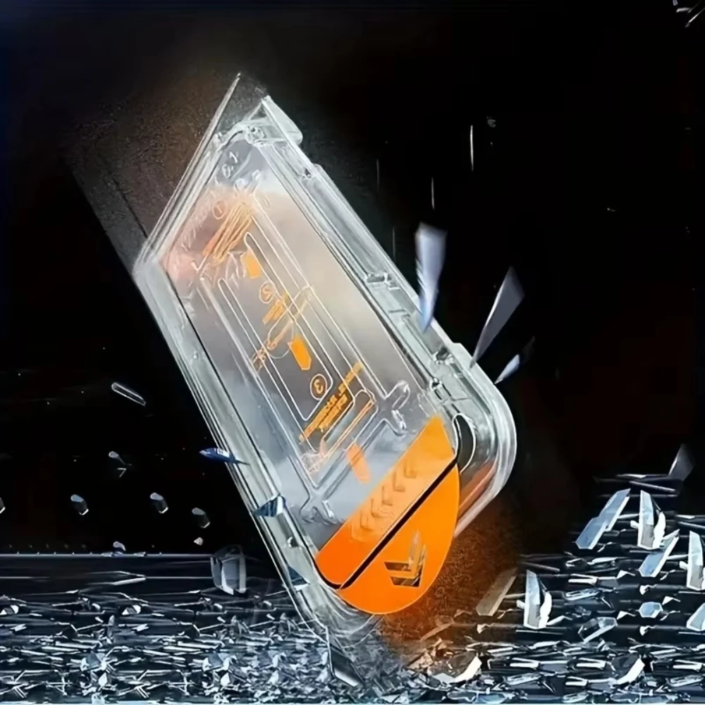 3 stuks één klik installatie van stofdichte high-definition schermbeschermerfilm voor iPhone 17 Air 17 16 15 14 13 12 11 Pro Max