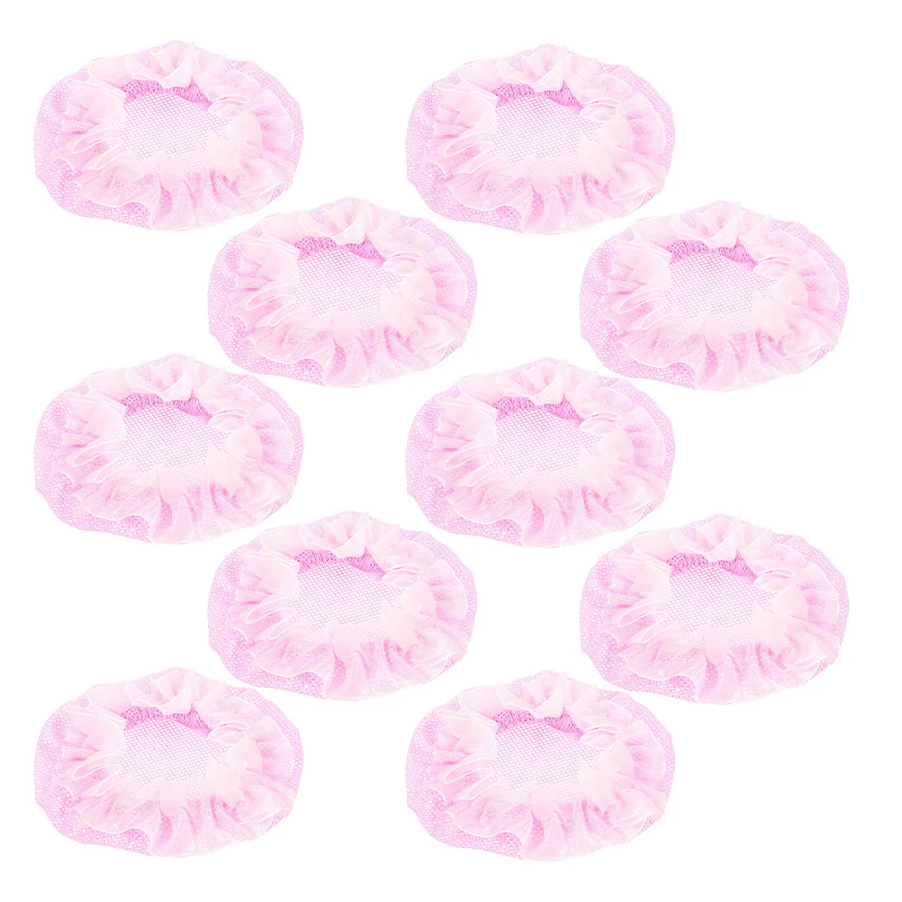 

10Pcs Invisible Hair Bun Net Soft Comfortable Ballet Dance Accessories Easy Use Reliable Hair Care Net Bun Nets for Ballet Women