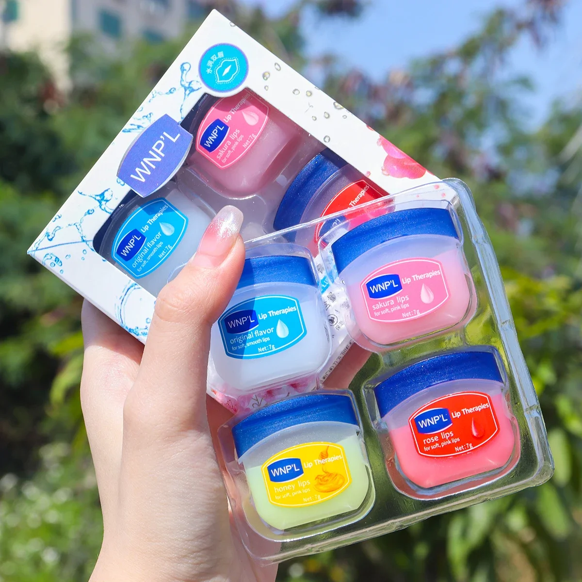 قناع الشفاه المرطب الطبيعي بلسم الشفاه شفاء ترطيب وإصلاح دون دهن الشتاء مجموعة العناية بالشفاه هدية عيد