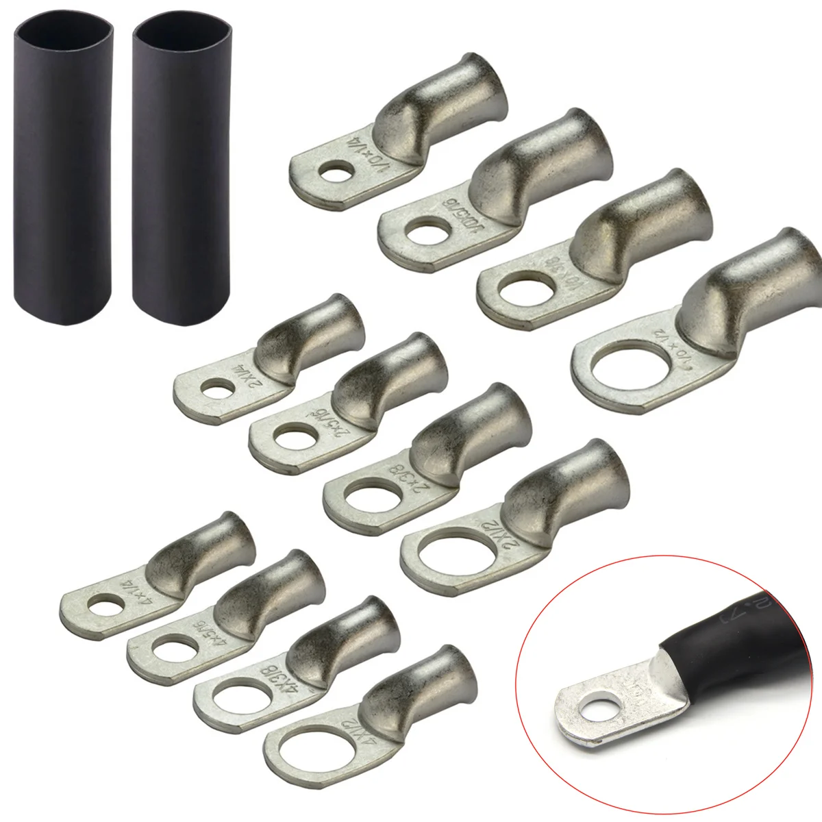 10PCS 0-8AWG Bare C…