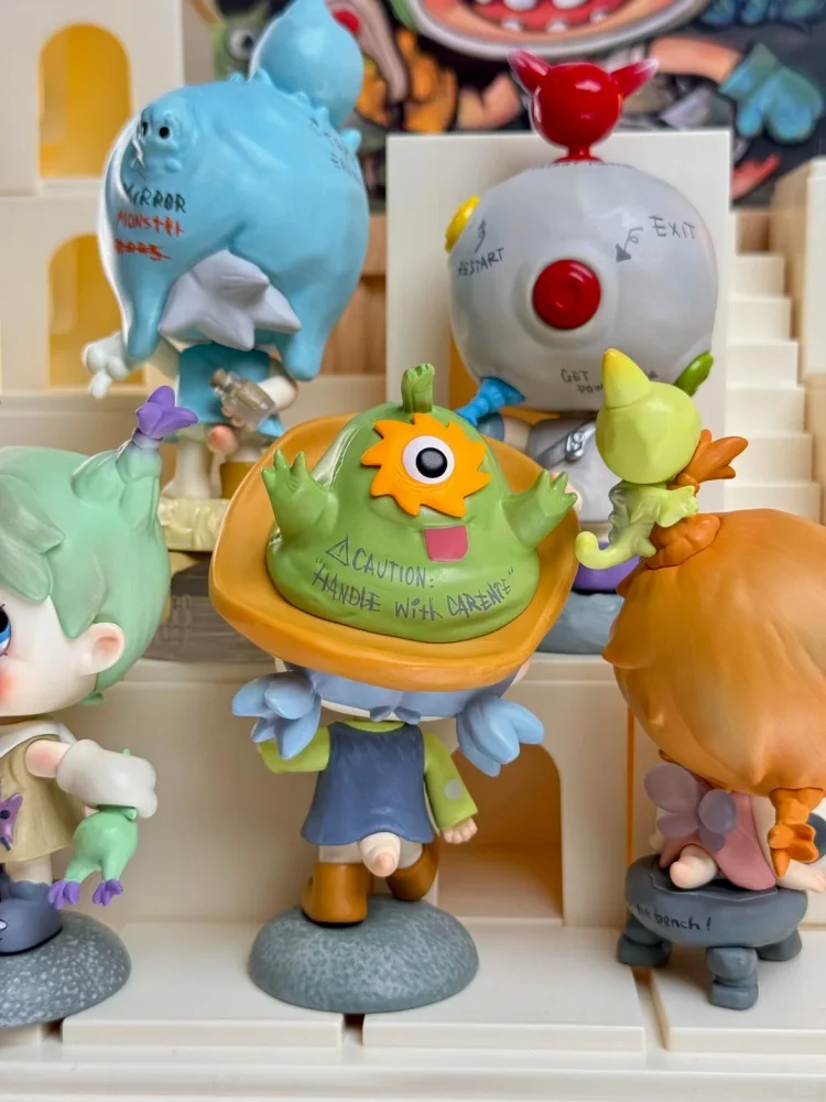 Original POP MART POLAR Monster Village Serie Saison 3 Blind Box Actionfigur Spielzeug Desktop-Dekoration Ornament Überraschungsgeschenk – Detail 4