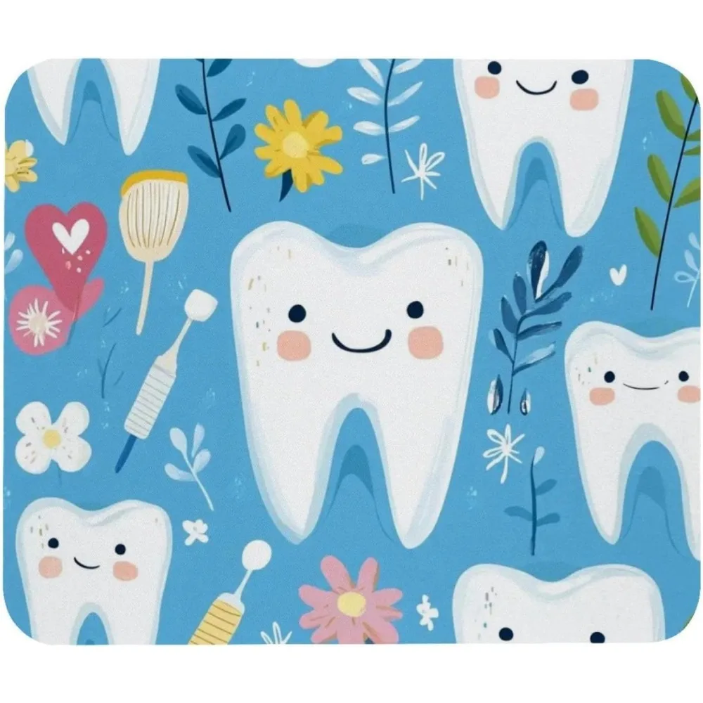 

The rubber base of the cute cartoon teeth mouse pad is very suitable for use on home desks or laptops, with high quality