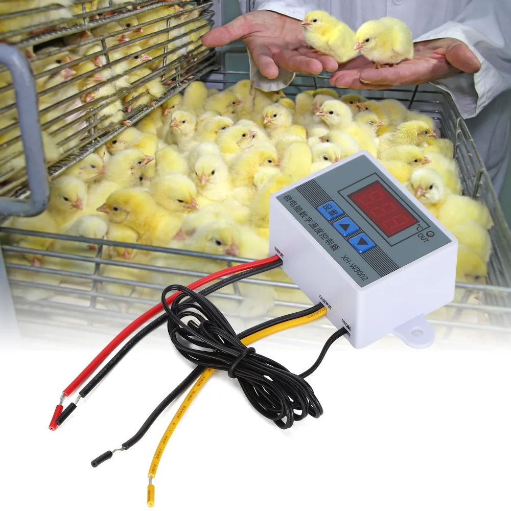 Precise Control Digital Temperature Controller Temperature Calibration Small Size Hatching Temperature Controller Fast Response