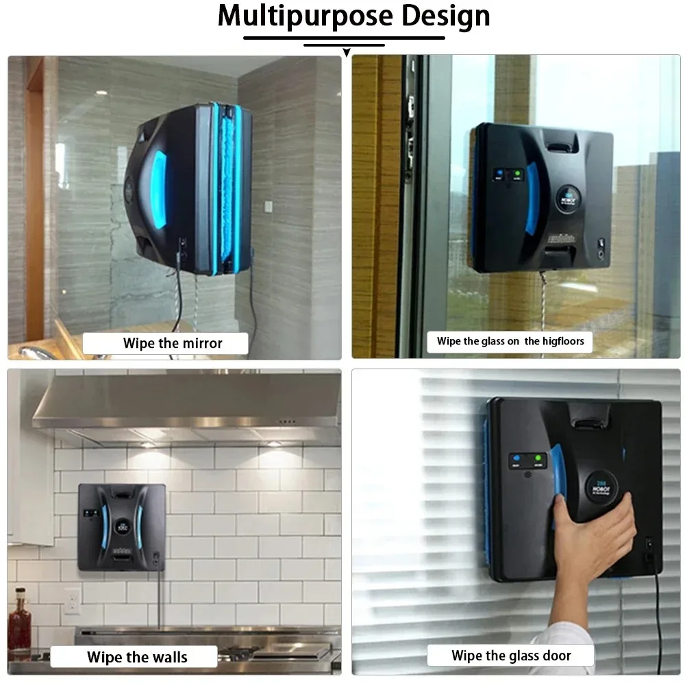 2025 روبوت تنظيف الزجاج الشاهق الأوتوماتيكي بالكامل الجديد HOBOT288