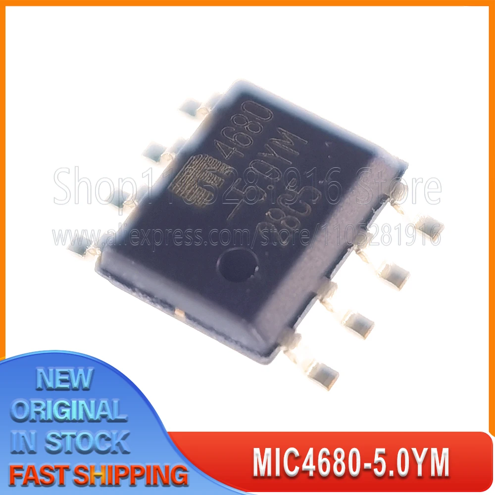 

5~20PCS/LOT MIC4680-5.0YM 4680 4680-5.0YM SOP8 1.3A 100% New Spot stock