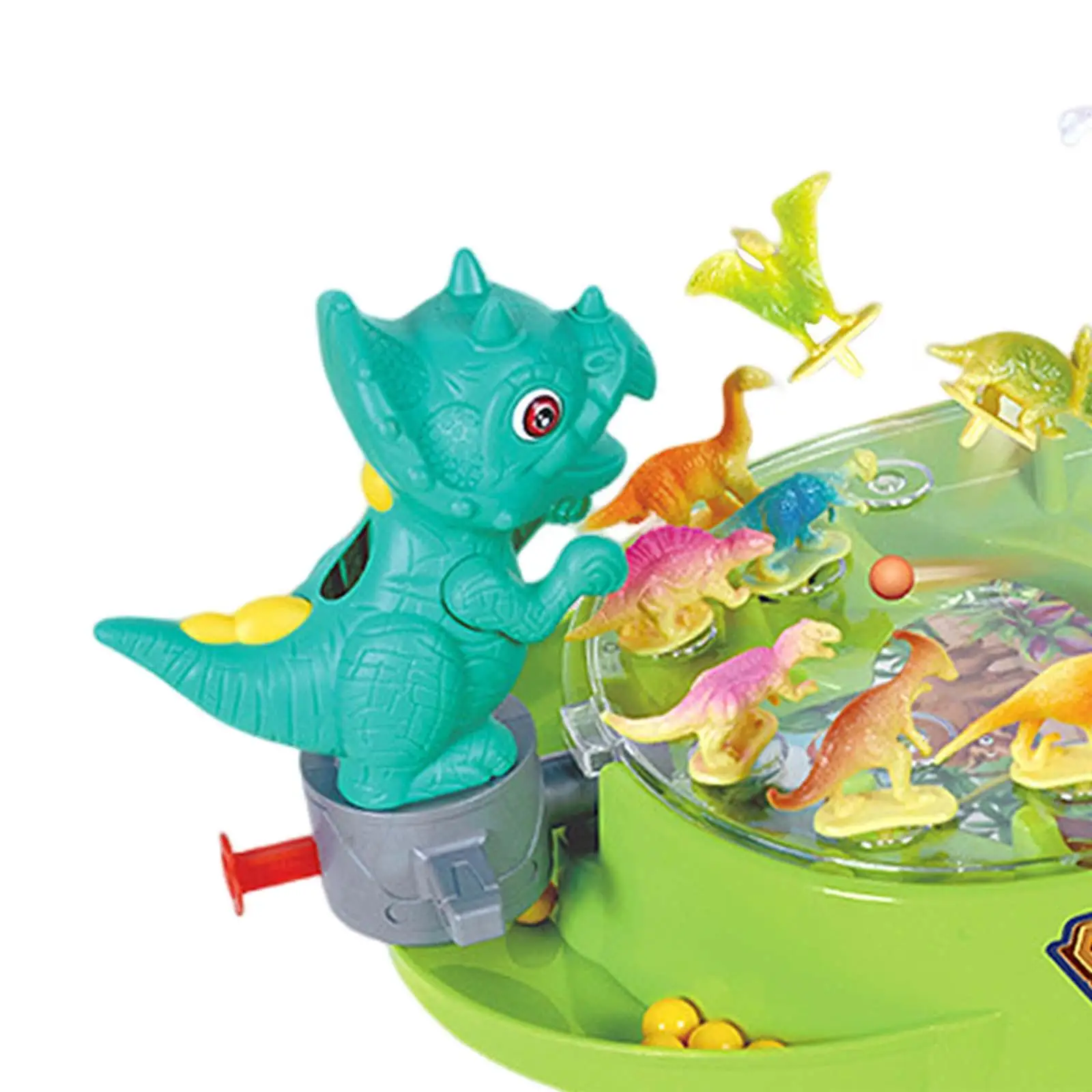 Dinosaur Board Play Game for Kids 2 Player Battle Desktop Toy Table Game Parent Child Interactive Marble Shooting Educational