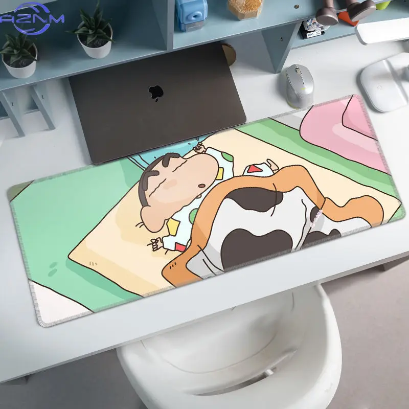 Crayon Shin-chan Mouse Pad Extra Large Boys and Girls Cute Cartoon Anime Two-Dimensional Creative Computer Keyboard Desk Pad
