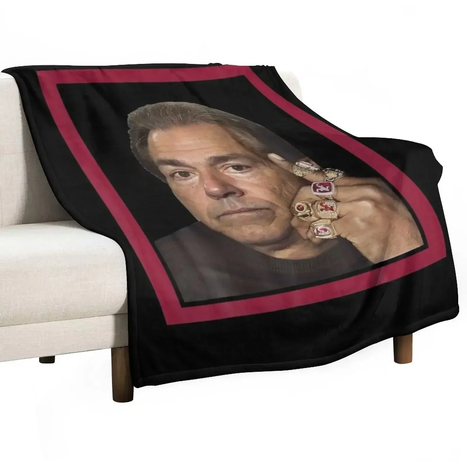 NICK SABAN COLLEGEE Throw Blanket Luxury St Cute Luxury Designer Softest Blankets