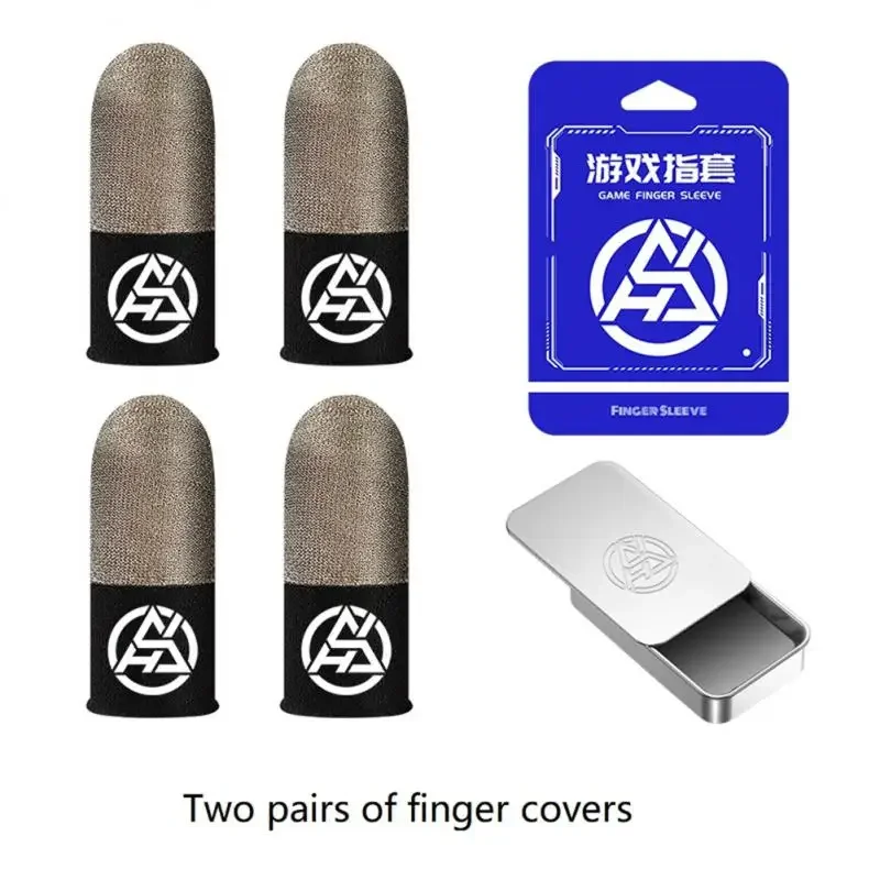 Mobile Game Fingertip Gloves For PUBG Gamer Sweatproof Anti-slip Touch Screen Finger Sleeve Breathable Gaming Finger