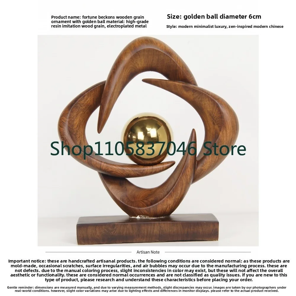 Middle ancient style, eight directions, wealth ornaments, living room, TV cabinet, entrance, minimalist office decoration