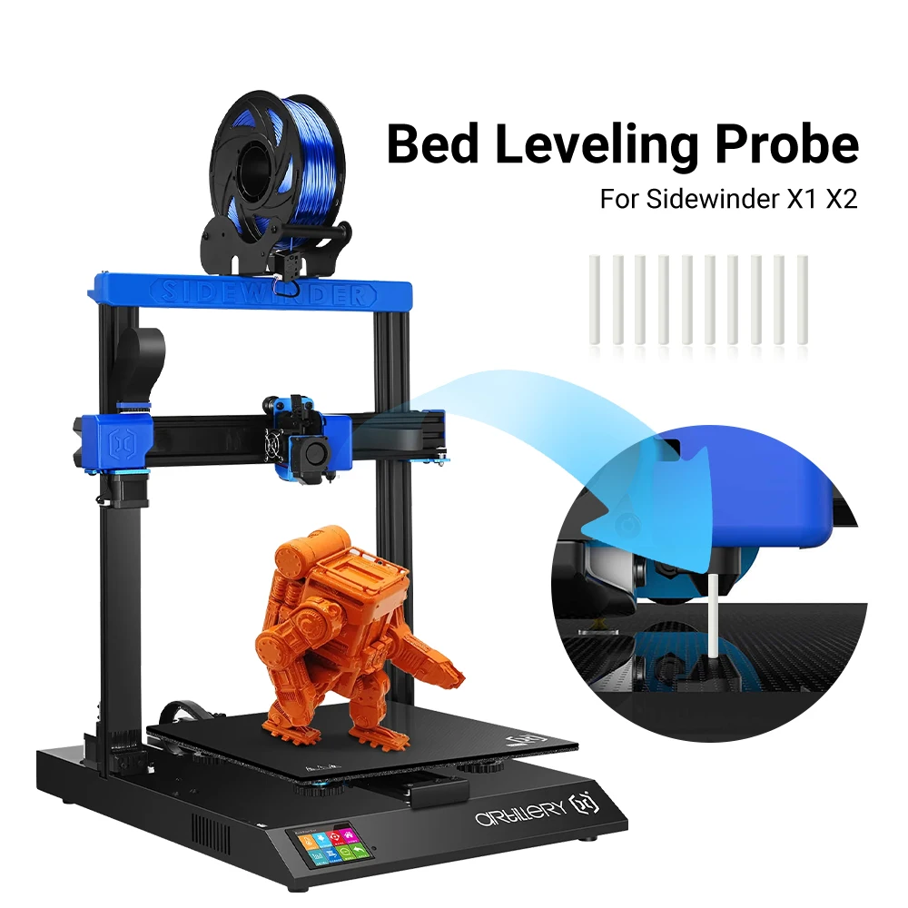 Self Leveling ABL-Touch Needle for 3D Printer Artillery Sidewinder X1,X2 /Genius, Pro Separate Replacement ABL Thimble Probe