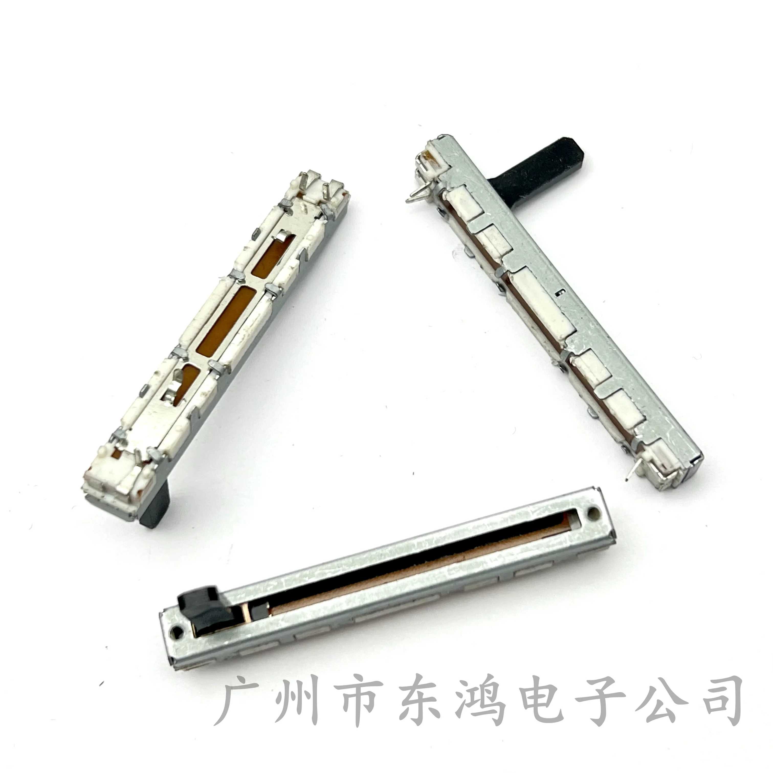 donghopng 1 PCS Alps 60mm Straight-Slip Potentiometer 3 Pin B10K Shaft Length 15MM for Electronics Component Market