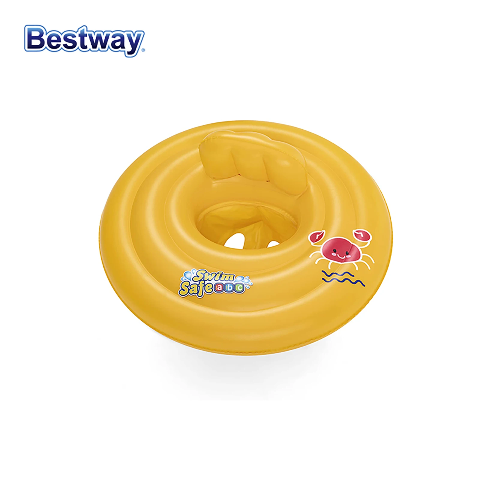 Bestway-Flotteur gonflable pour piscine, siège d'entraînement, rond à 3 anneaux, 32096