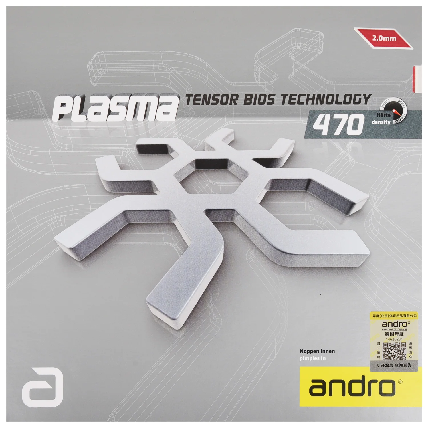 ANDRO PLASMA 430 470  Table  tennis  rubber